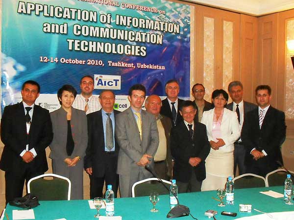 aict2010 session, general chair of conference abzetdin adamov at the center